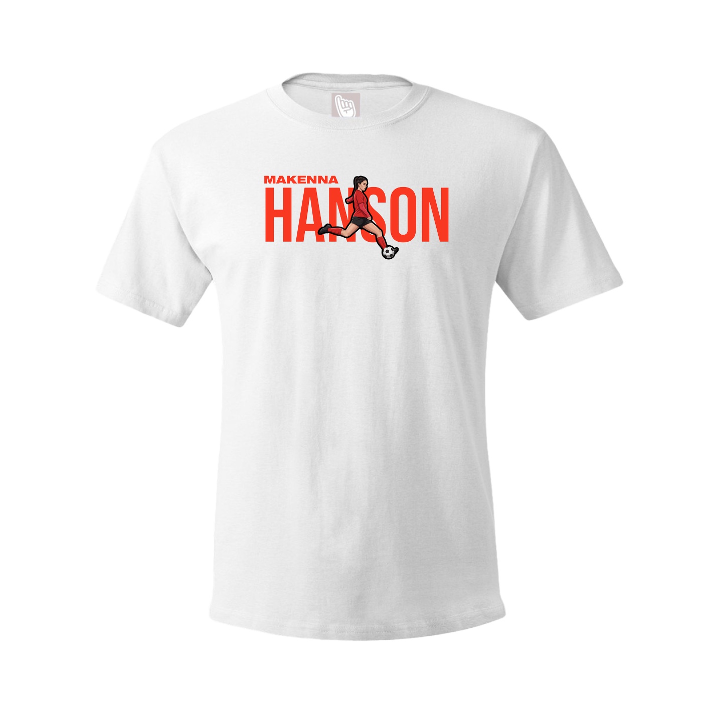 Youth Tee — Player Name in White
