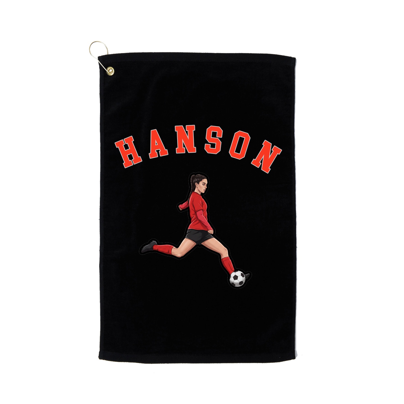 Golf Towel — Shirsey Arch in Black