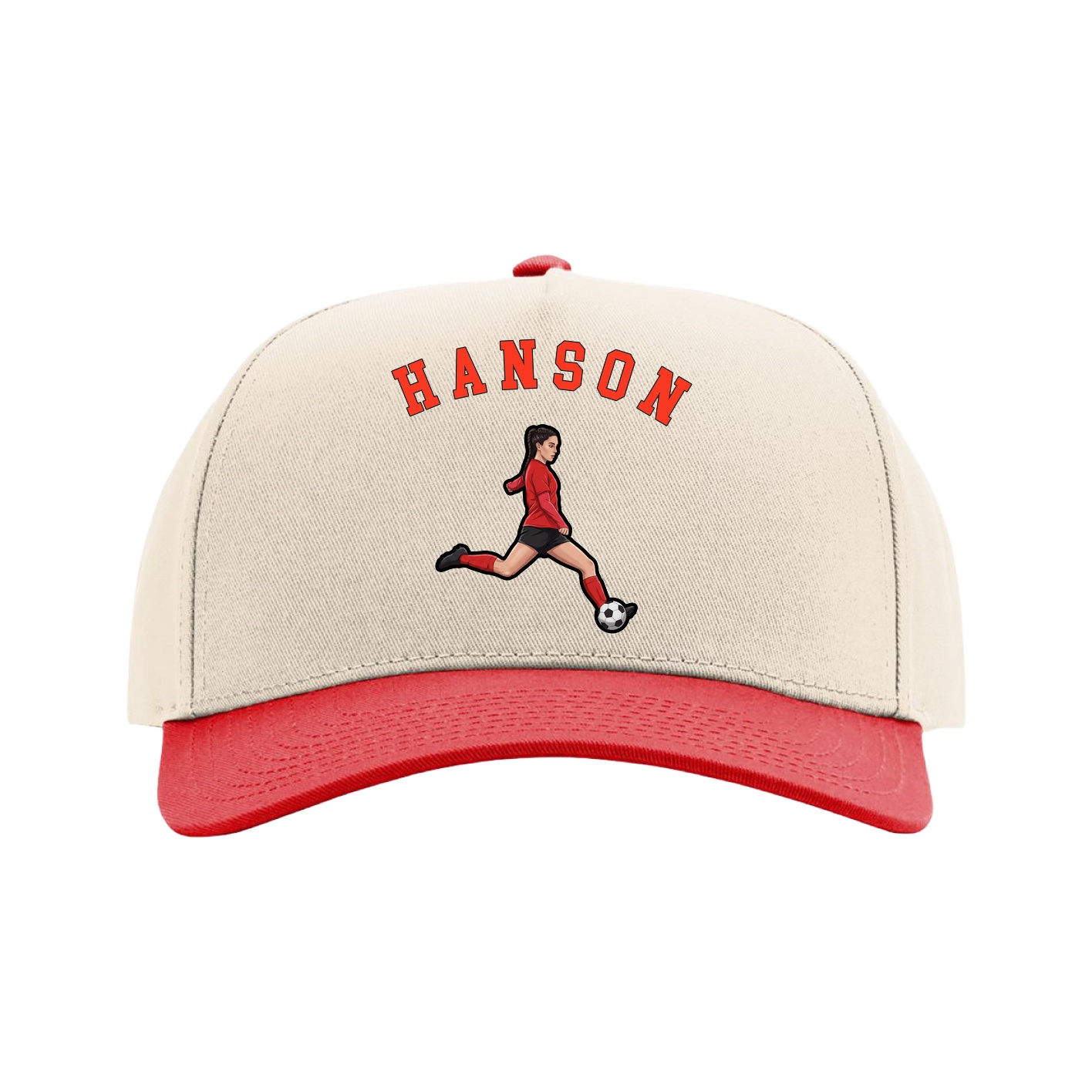 Full Fabric Five-Panel Champ Cap