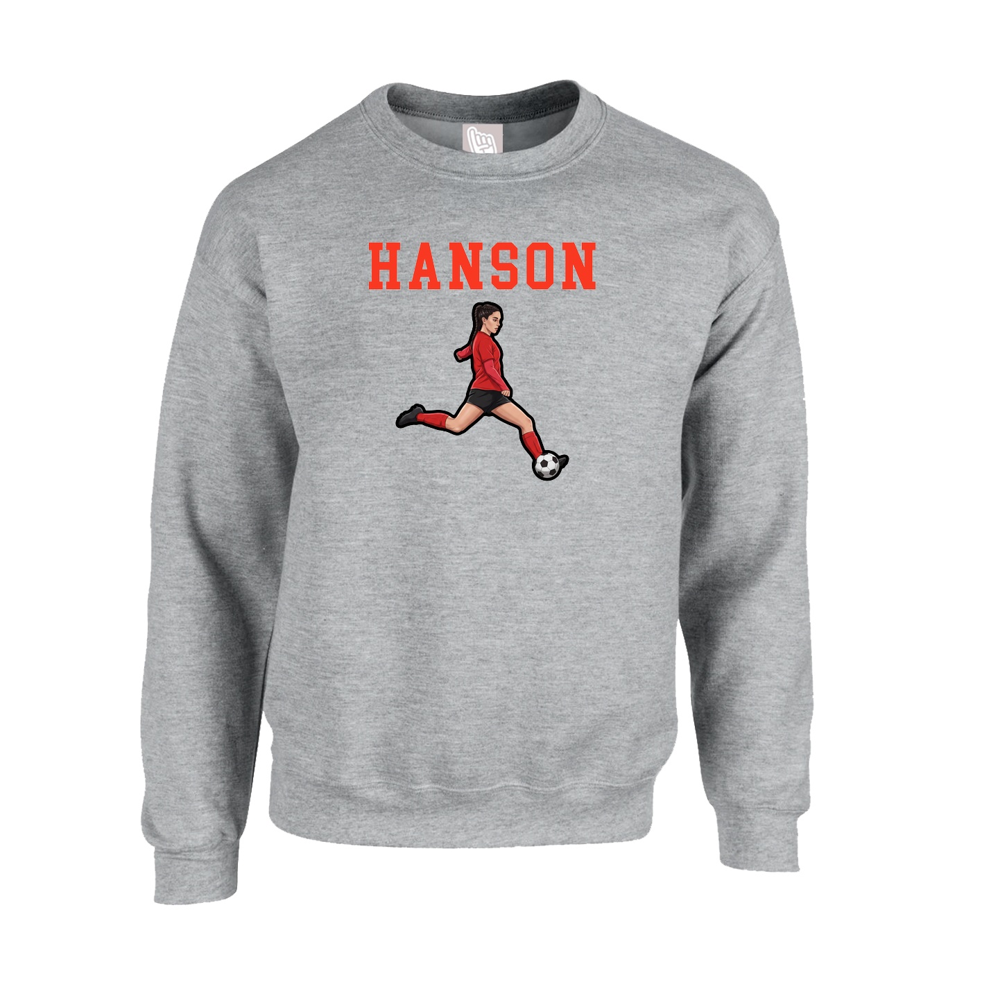 Fleece Crew — Shirsey in Grey