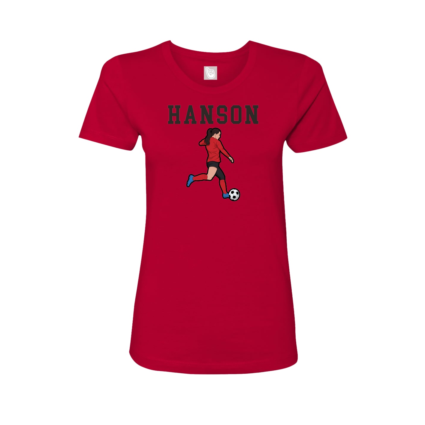 Fitted Women's Tee — Shirsey in Red