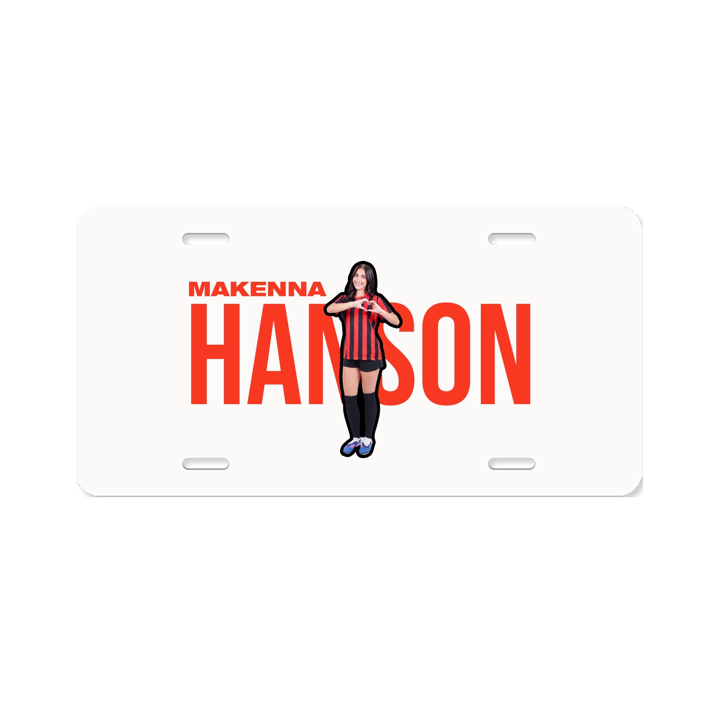 License Plate — Player Name in Classic