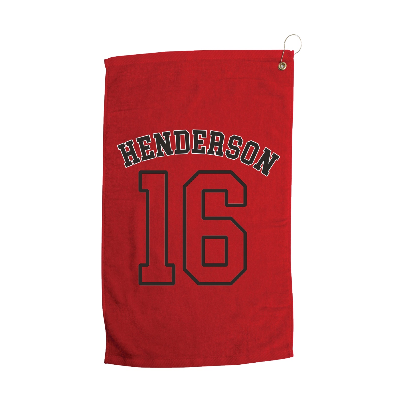 Golf Towel — Shirsey Arch in Red