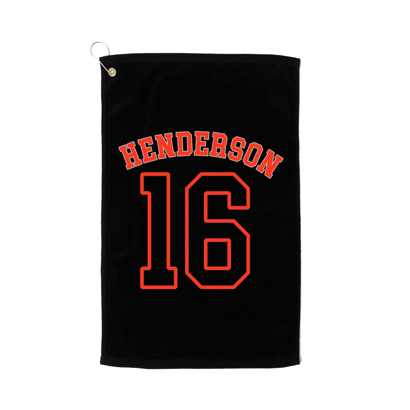Golf Towel — Shirsey Arch in Black