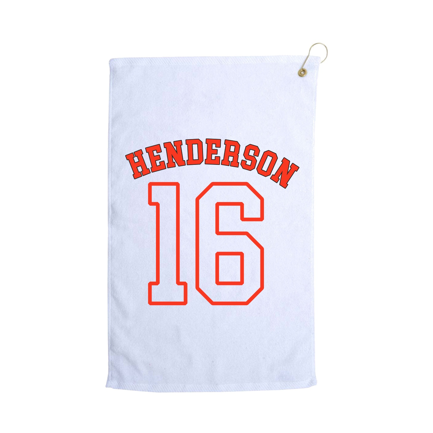 Golf Towel — Shirsey Arch in White