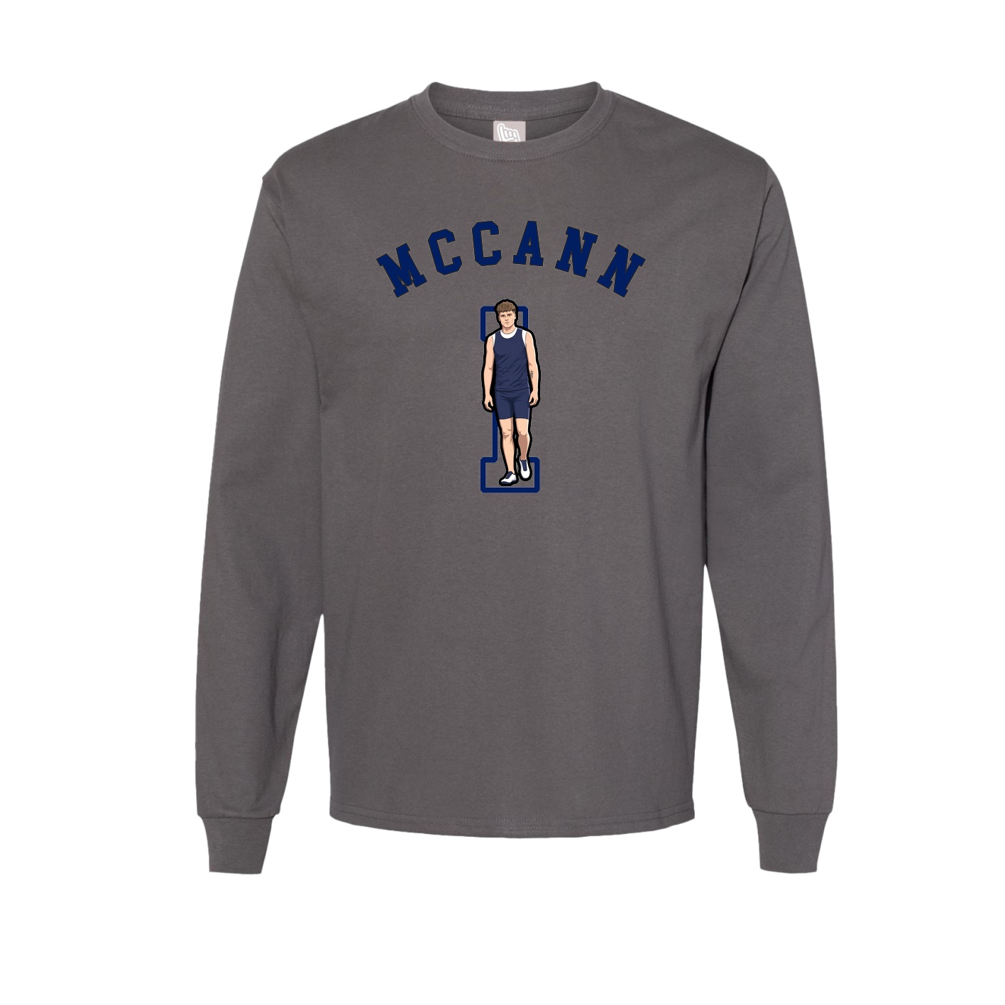 Long Sleeve Tee — Shirsey Arch in Grey