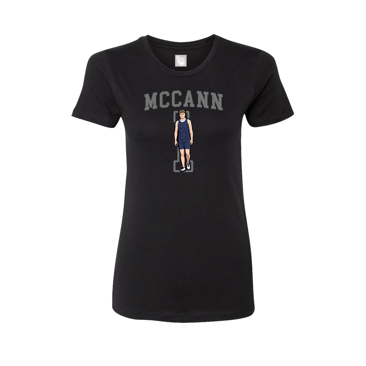 Fitted Women's Tee — Shirsey in Black