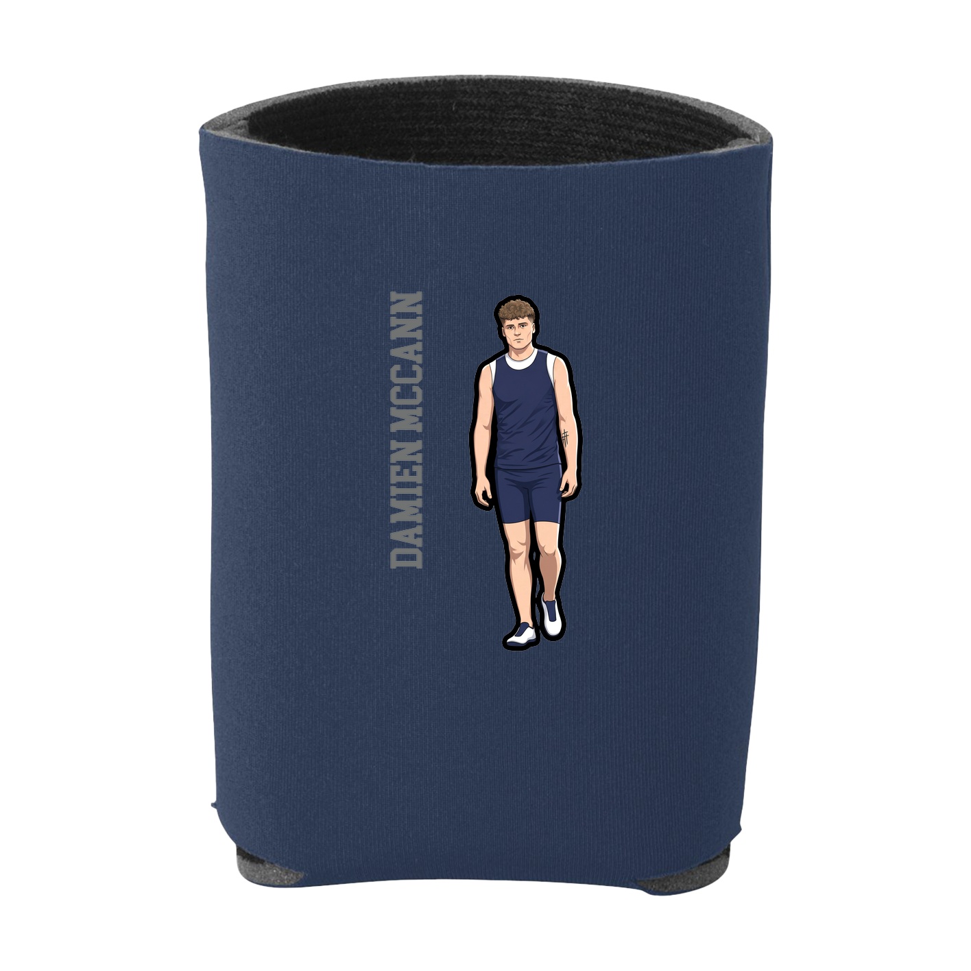 Can Holder — Name Vertical in Navy
