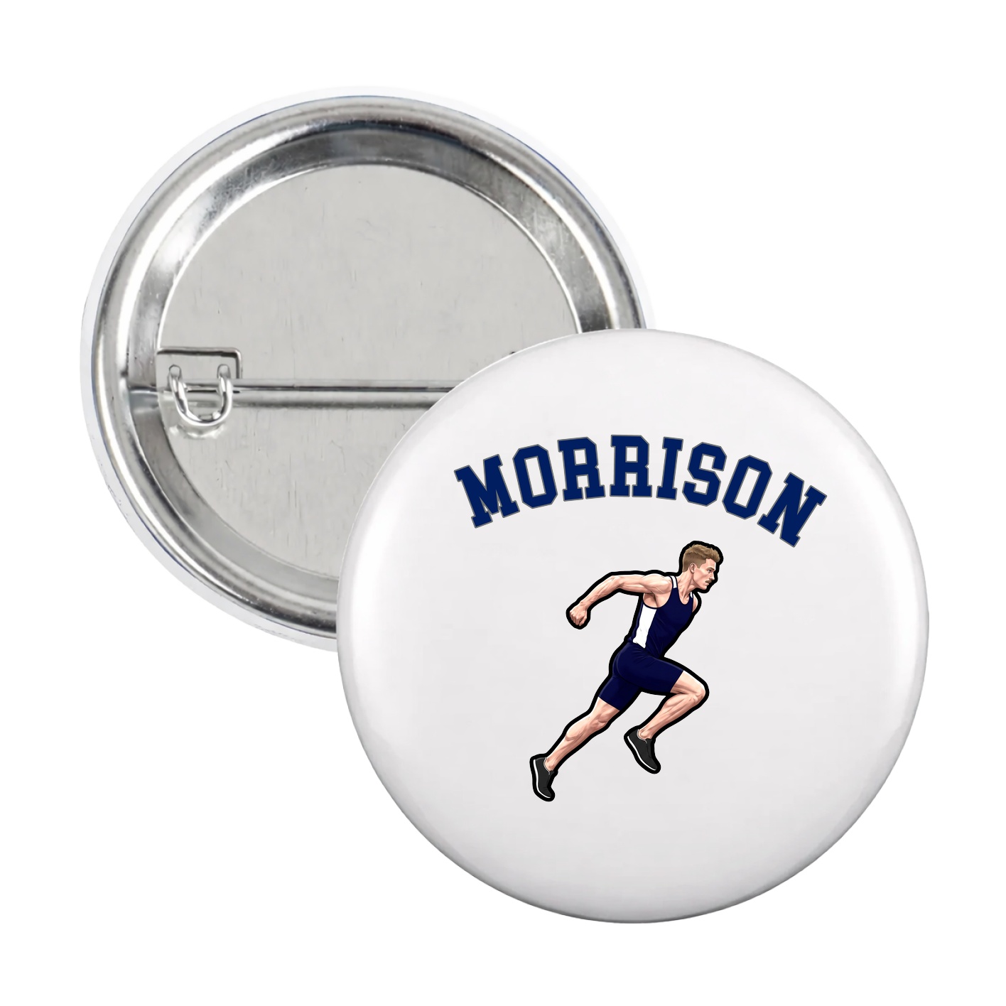 Game Day Button — Shirsey Arch in White