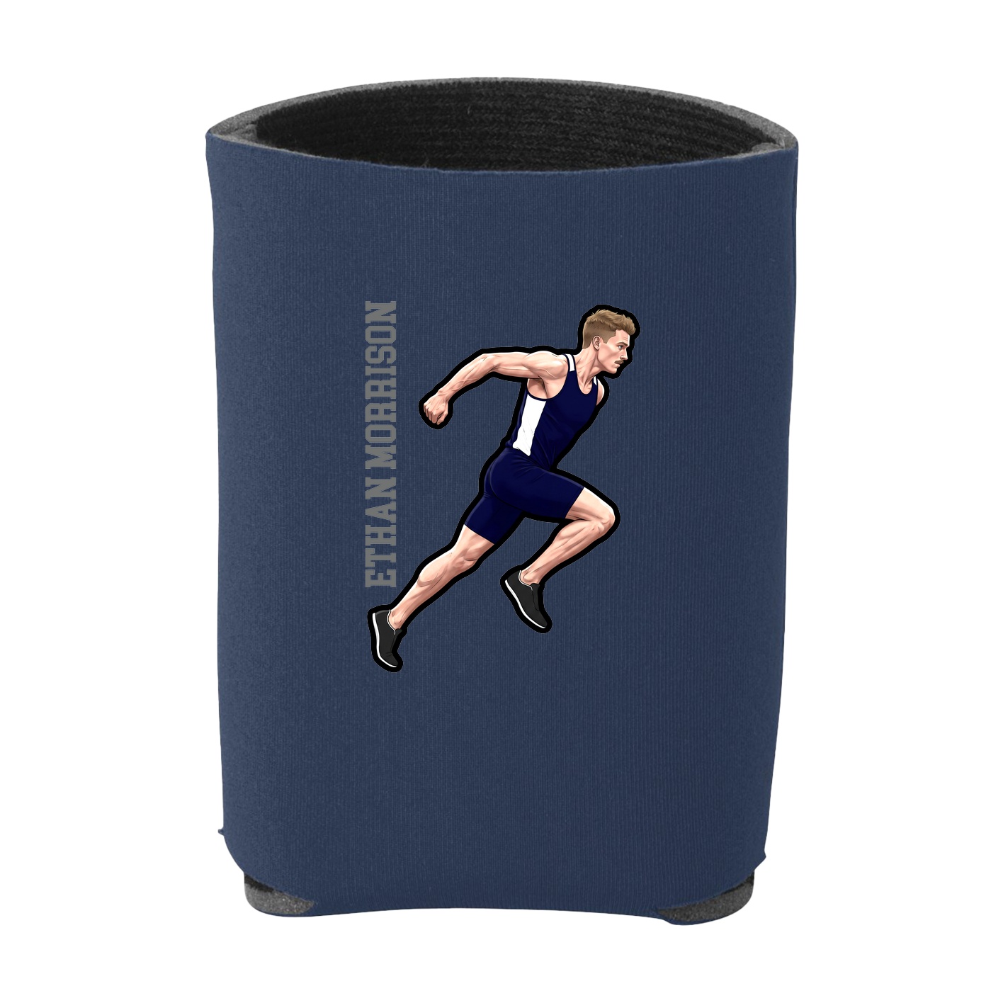 Can Holder — Name Vertical in Navy