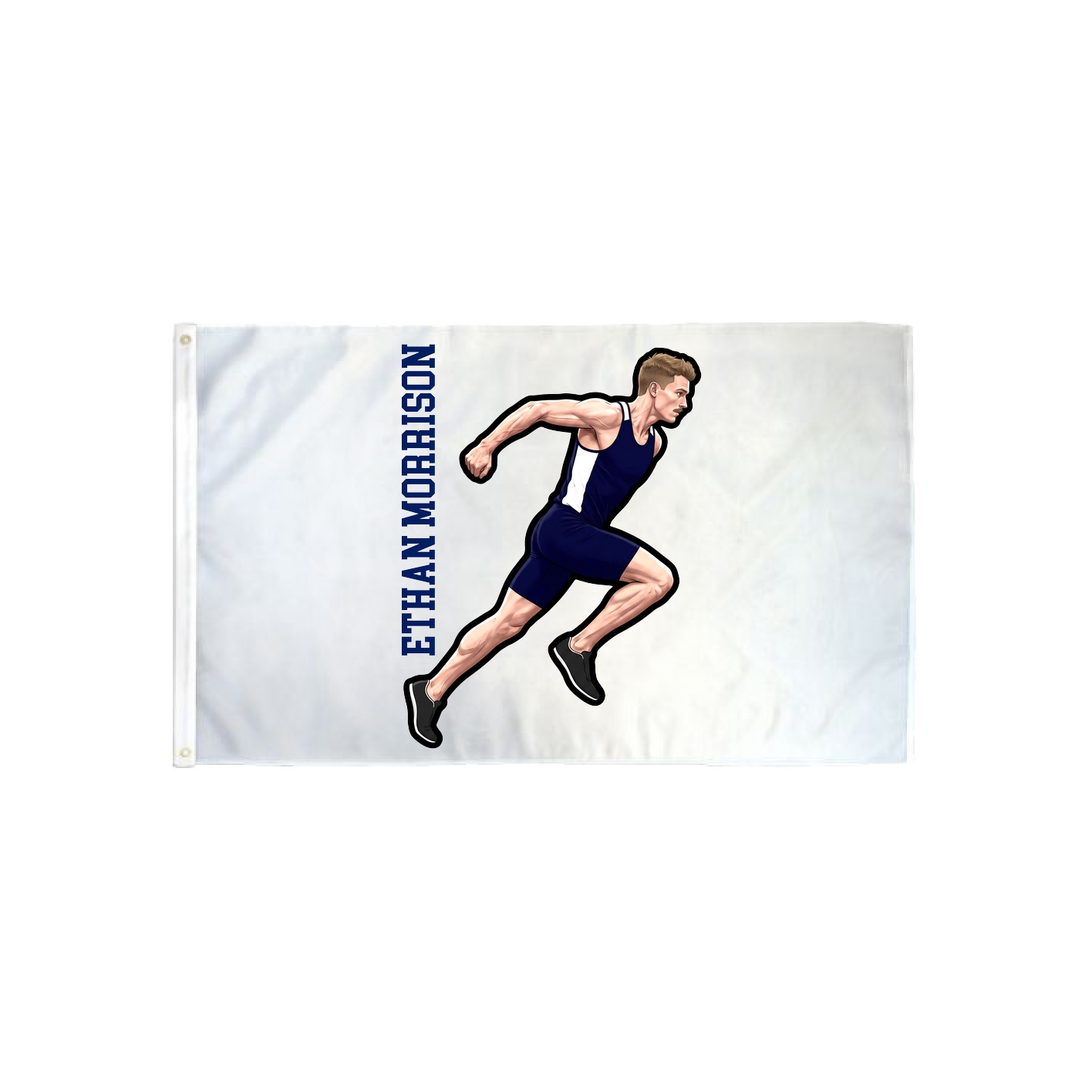 3x5 Flag — Name Vertical in Classic