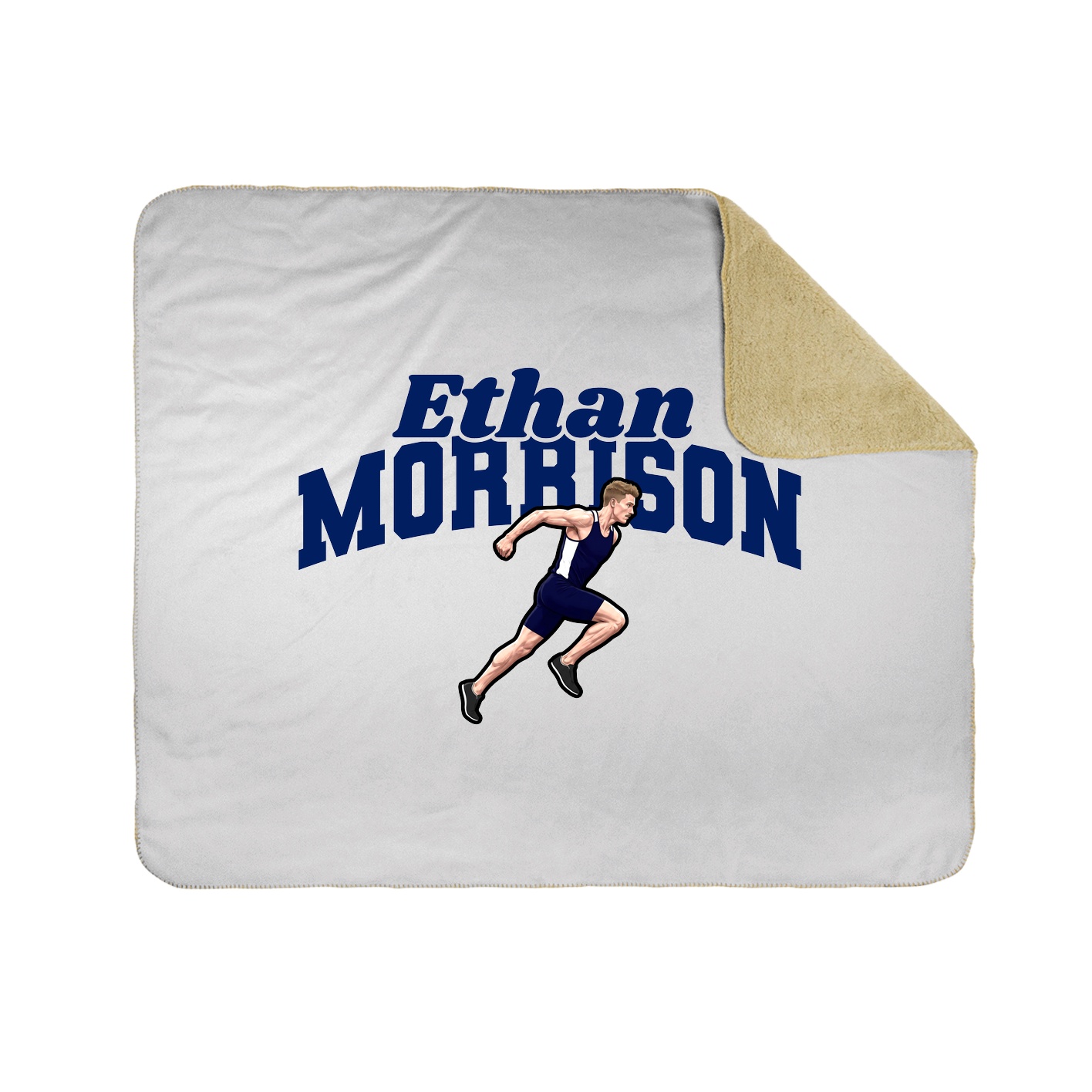 Throw Blanket — Signature Arch in White