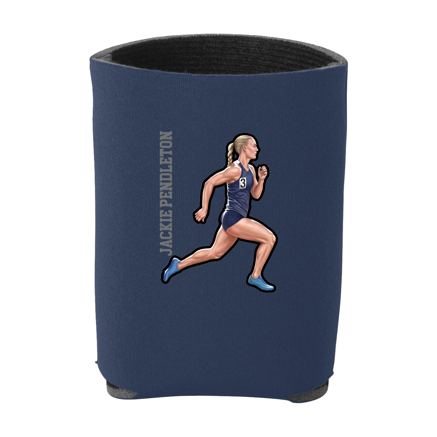 Can Holder — Name Vertical in Navy