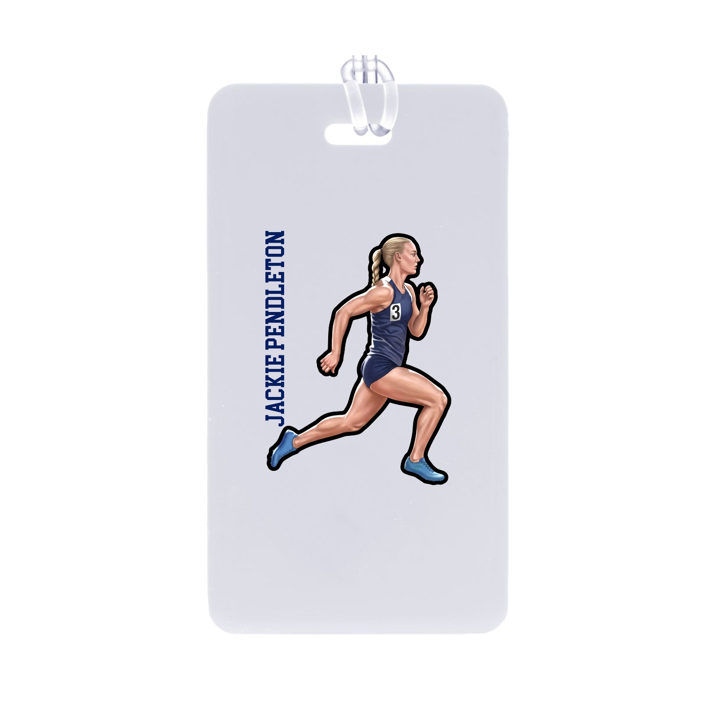 Bag Tag — Name Vertical in Classic