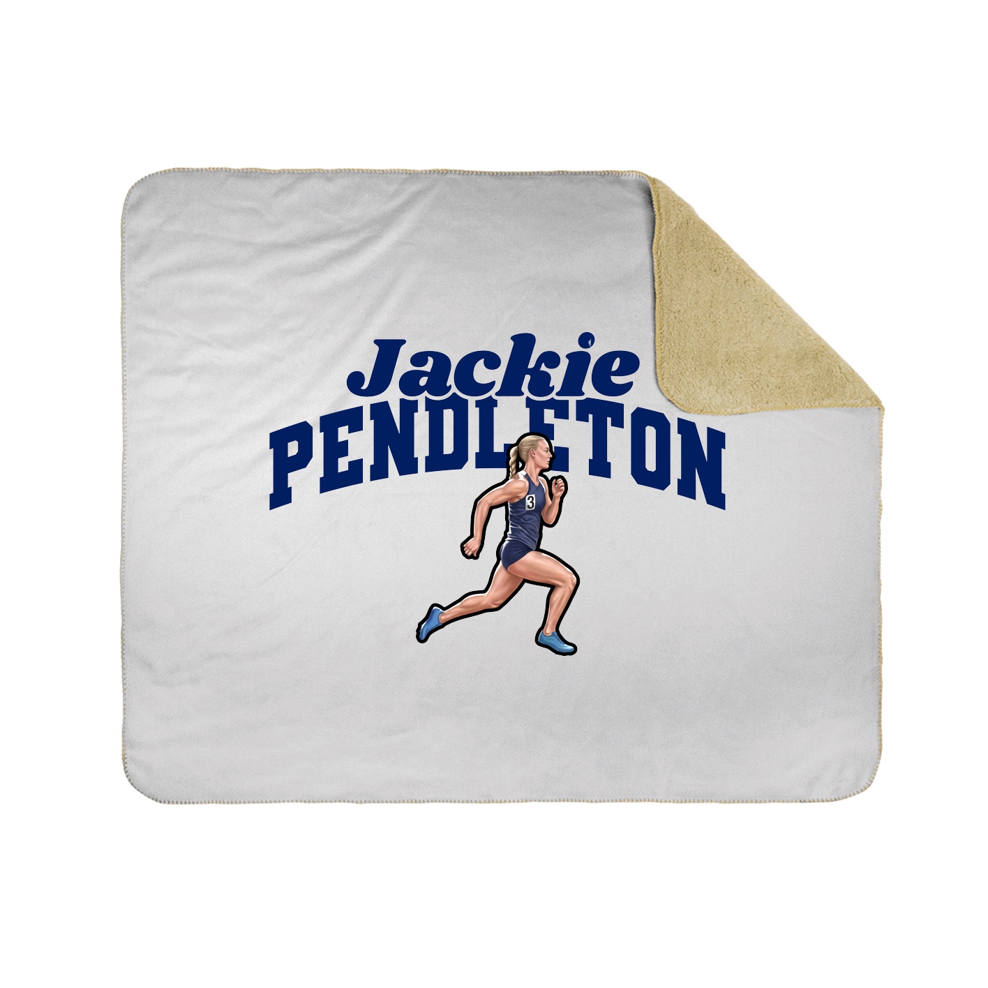 Throw Blanket — Signature Arch in White