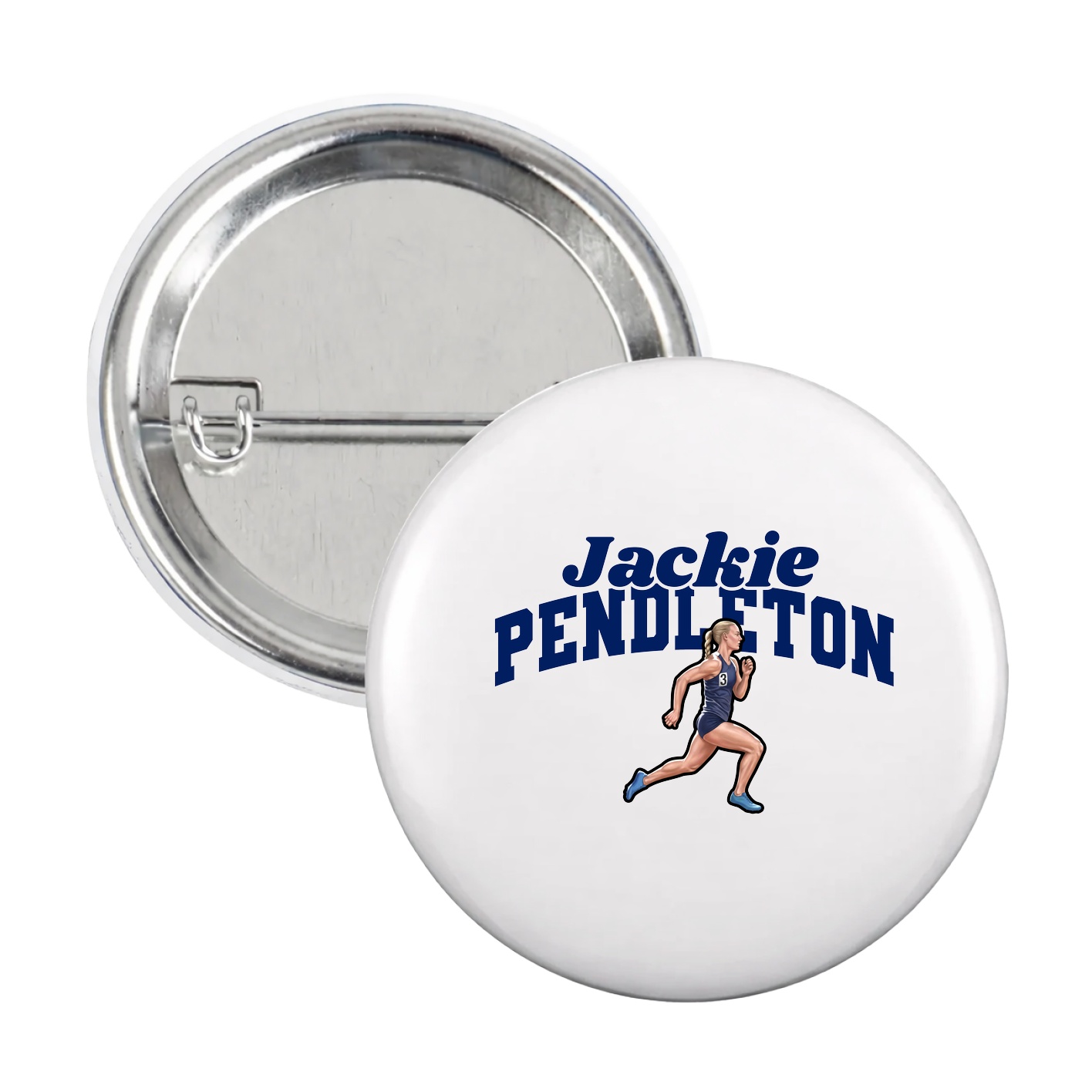 Game Day Button — Signature Arch in White