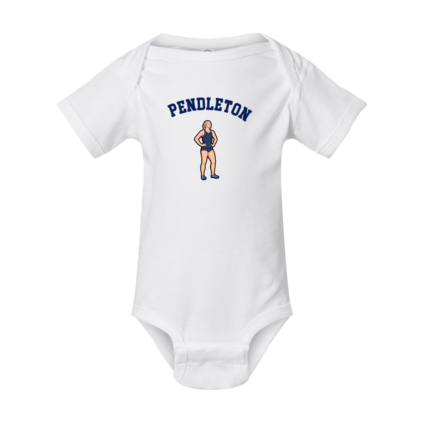 Baby Onesie — Shirsey Arch in White