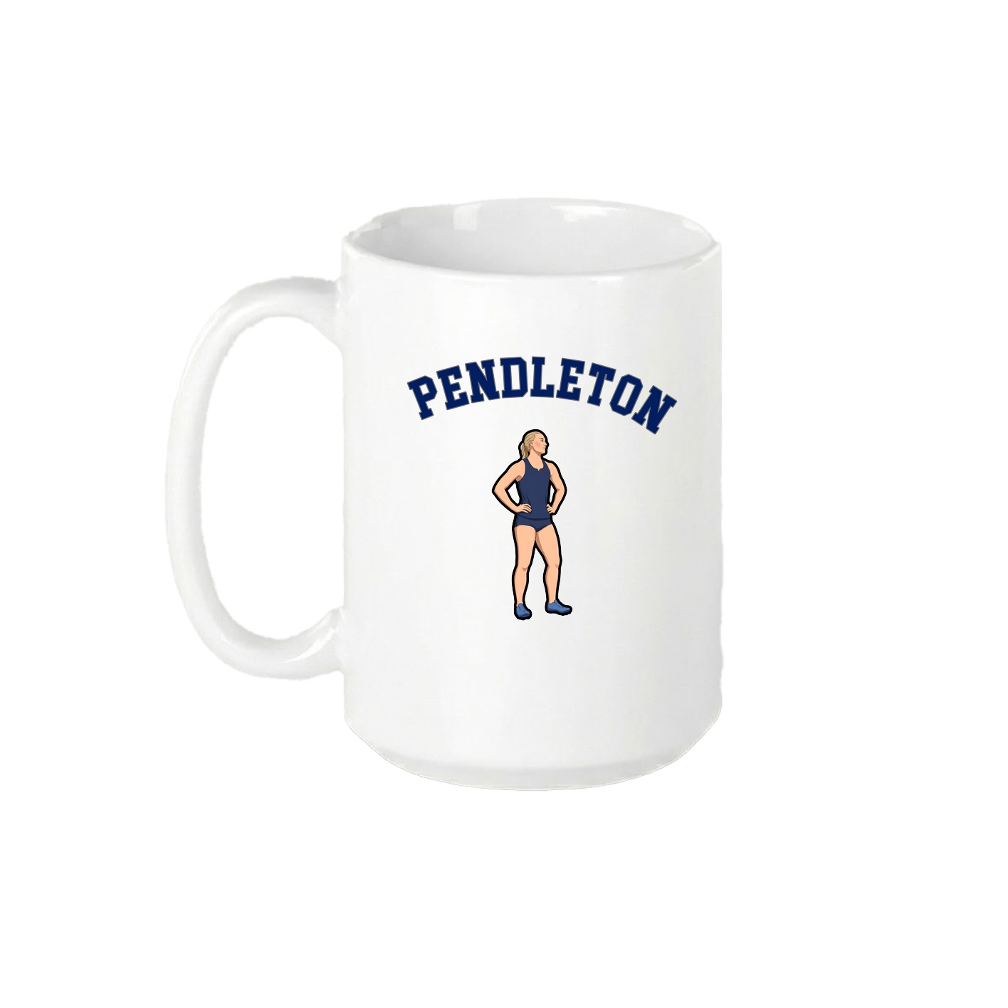 15oz Coffee Mug — Shirsey Arch in White