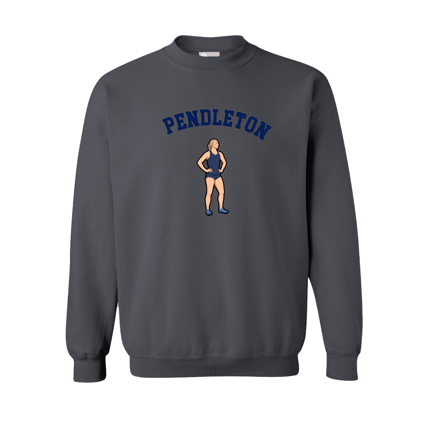 Fleece Crew — Shirsey Arch in Grey