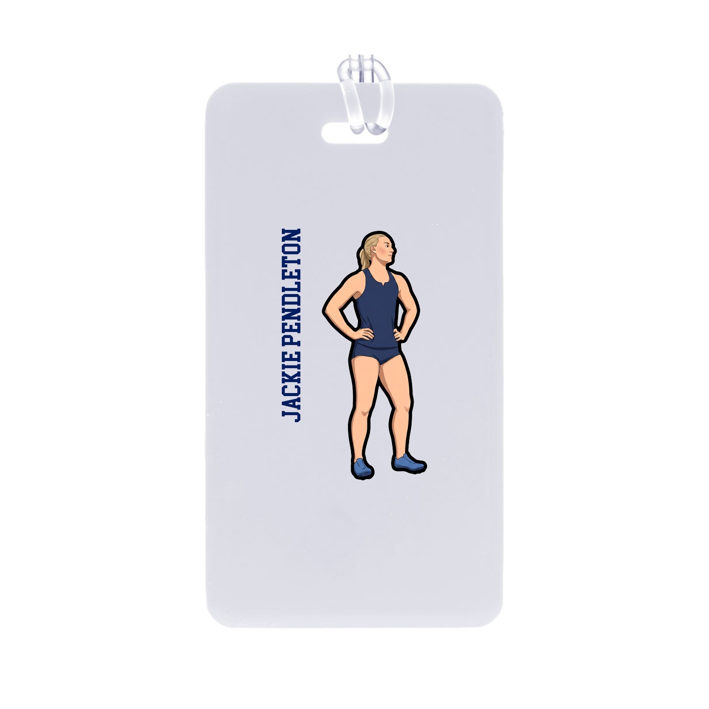 Bag Tag — Name Vertical in Classic