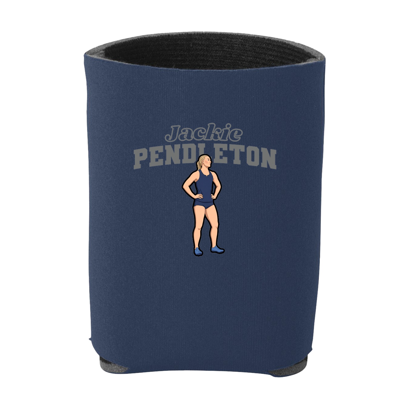 Can Holder — Name Arch in Navy