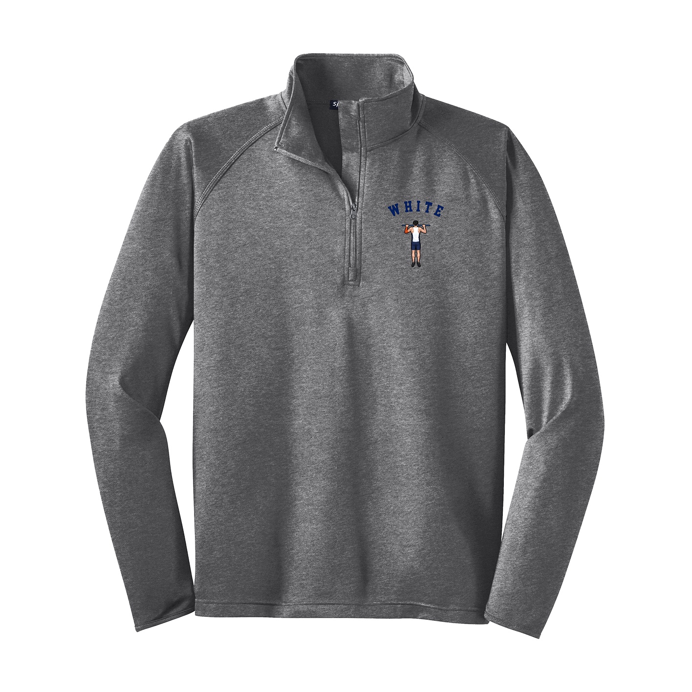 Q-Zip Pullover — Shirsey Arch in Grey