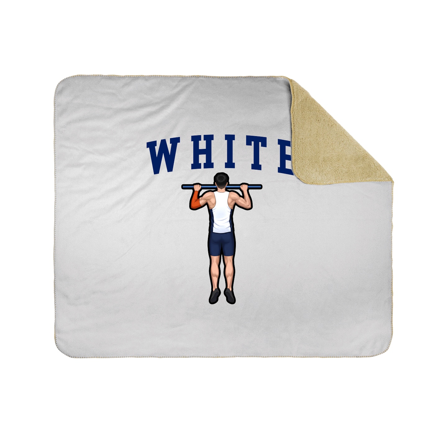 Throw Blanket — Shirsey in White