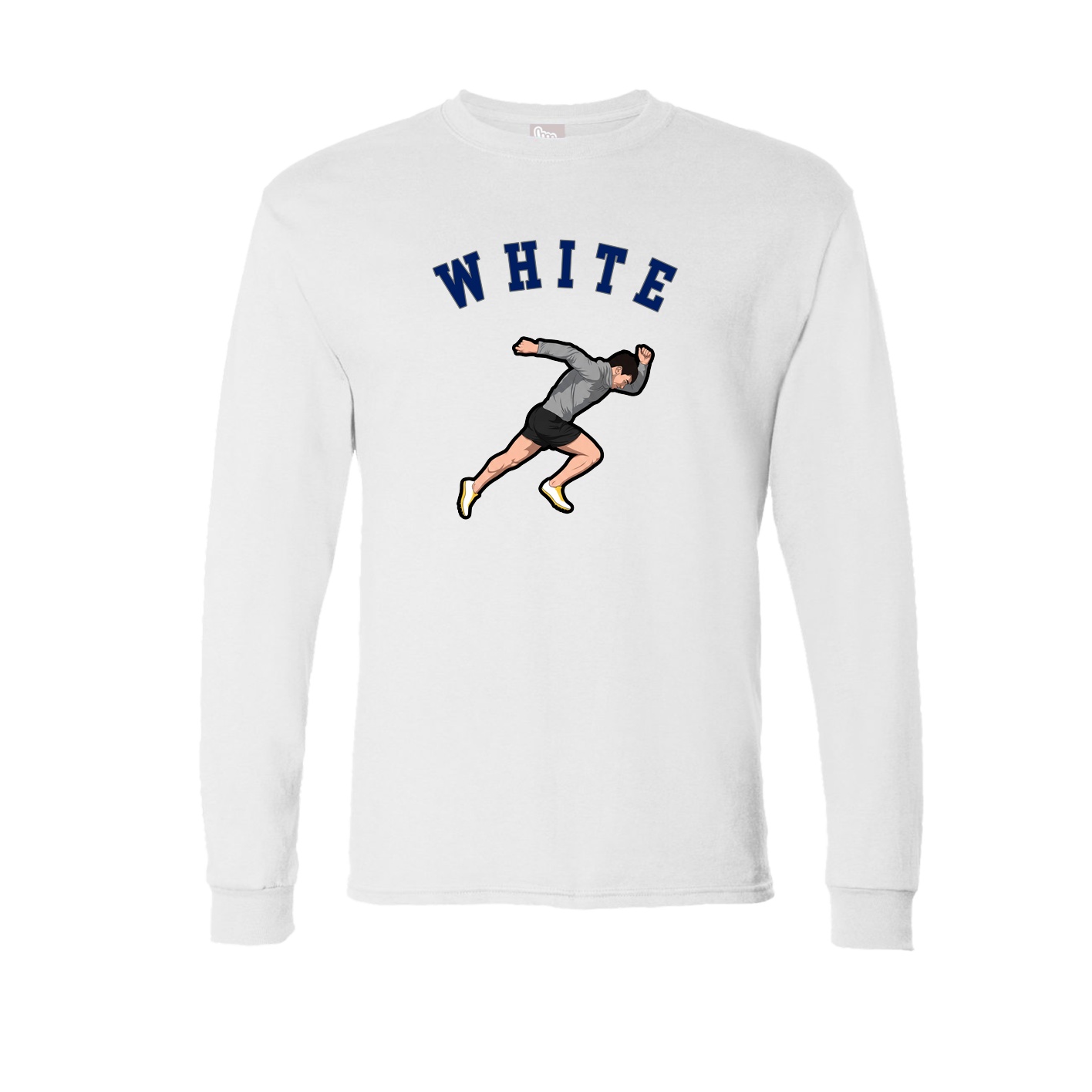 Long Sleeve Tee — Shirsey Arch in White