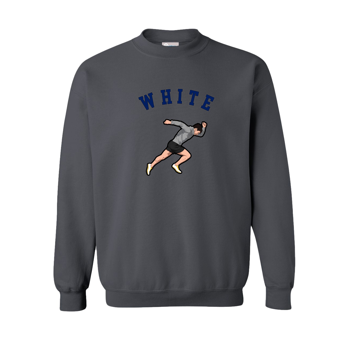 Fleece Crew — Shirsey Arch in Grey