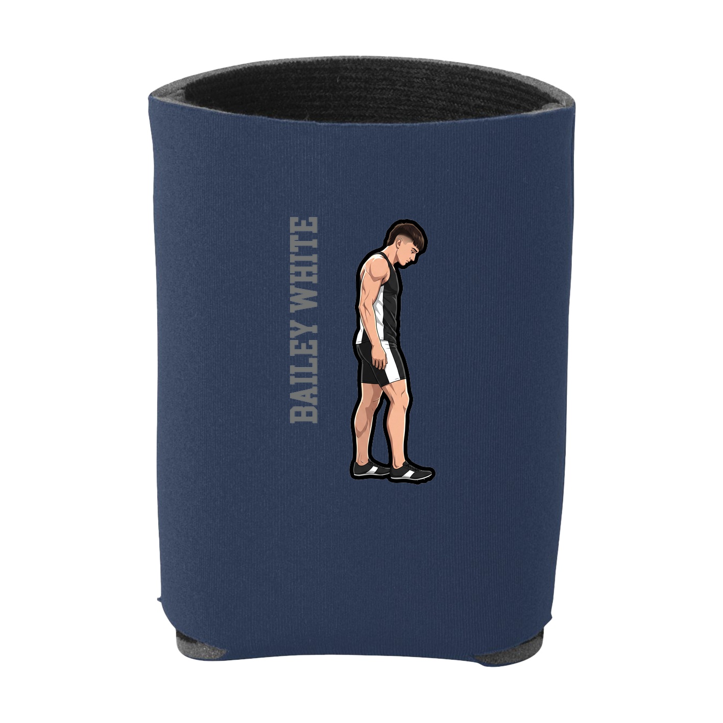 Can Holder — Name Vertical in Navy