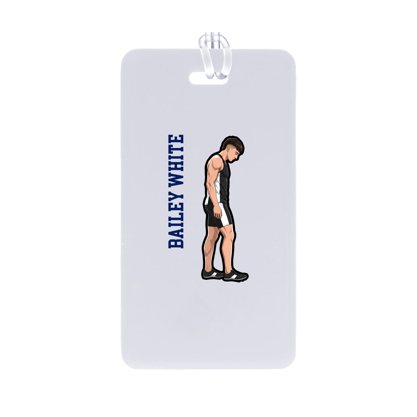 Bag Tag — Name Vertical in Classic