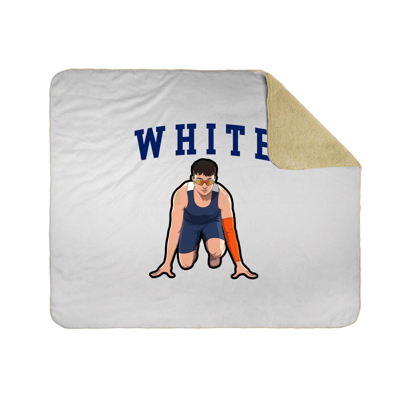 Throw Blanket — Shirsey in White