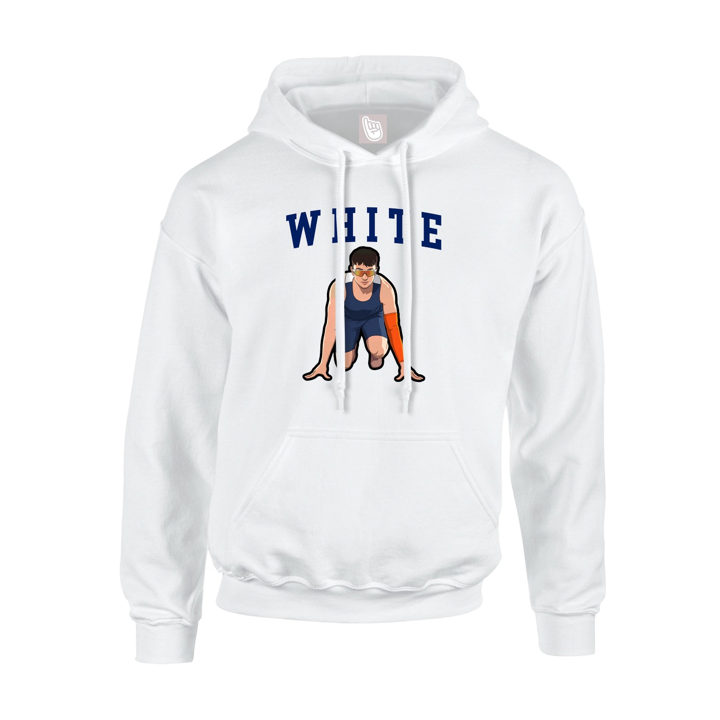 Hoodie — Shirsey in White