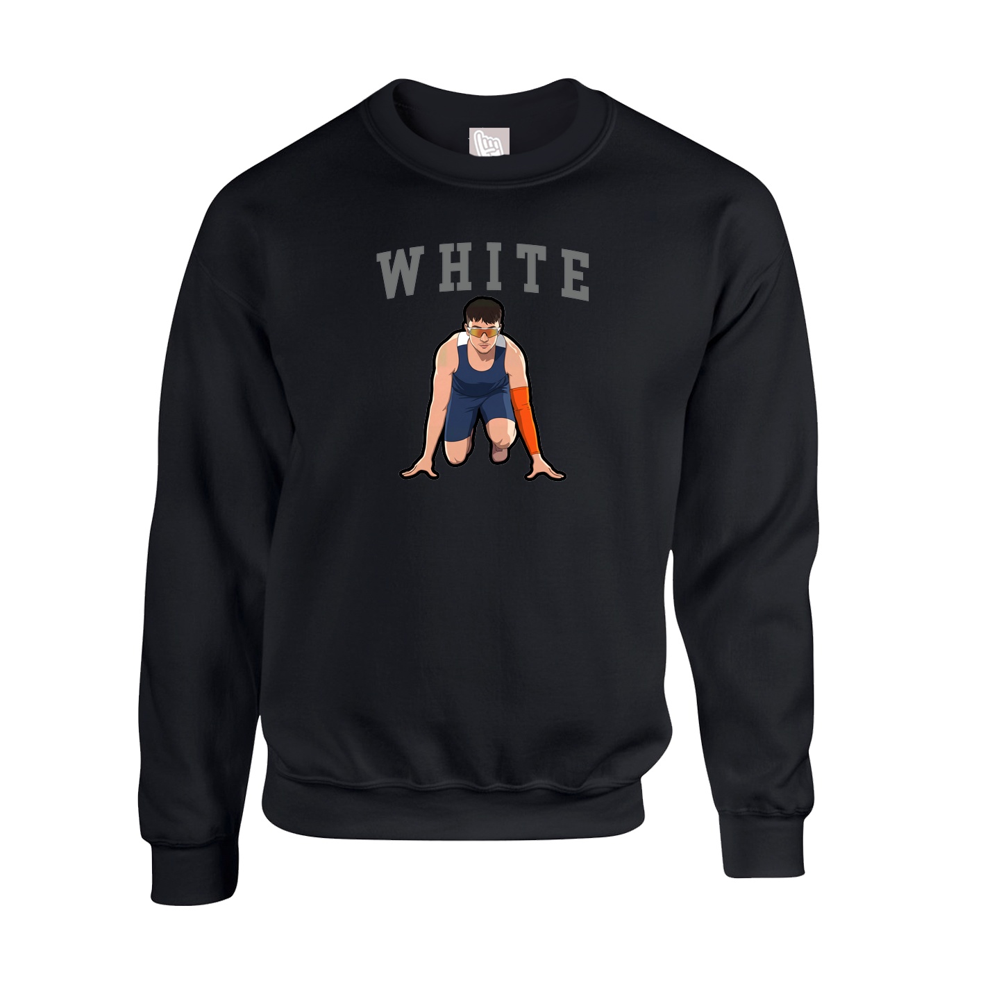 Fleece Crew — Shirsey in Black