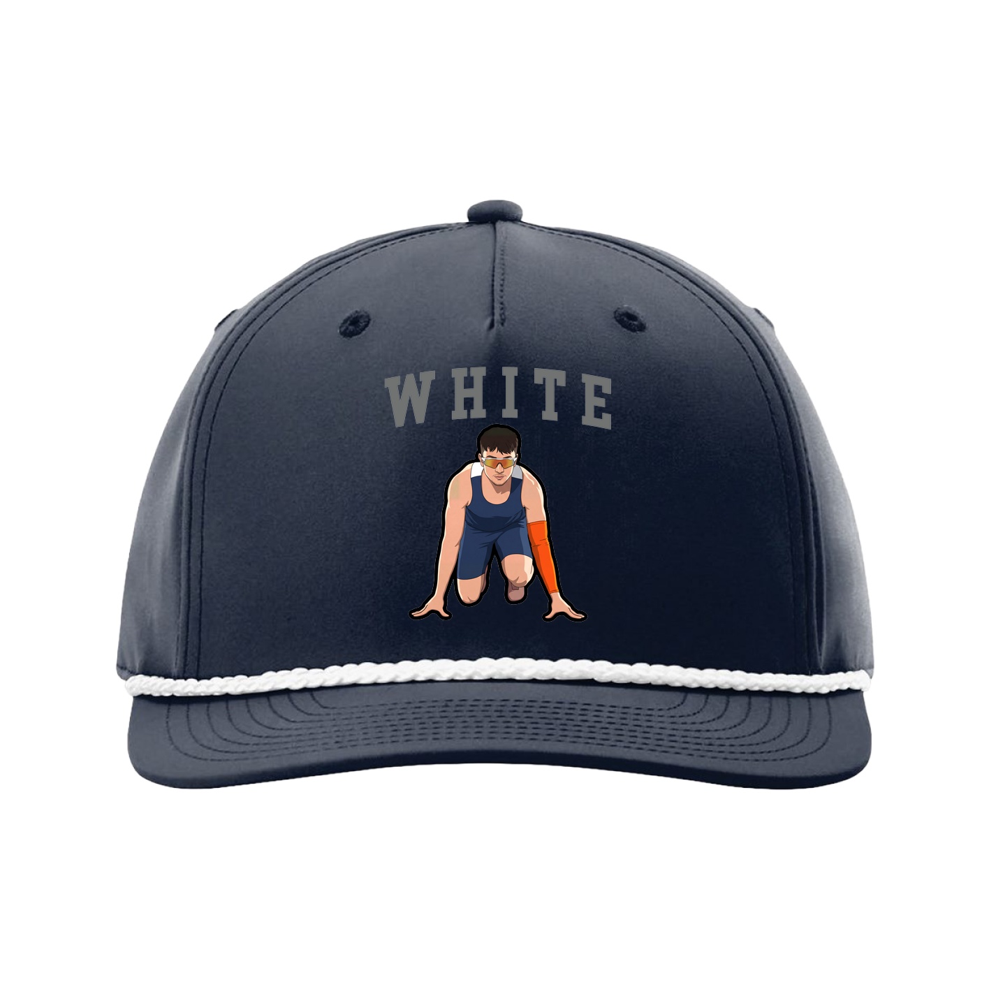 Five-Panel Classic Rope Cap — Shirsey in Navy