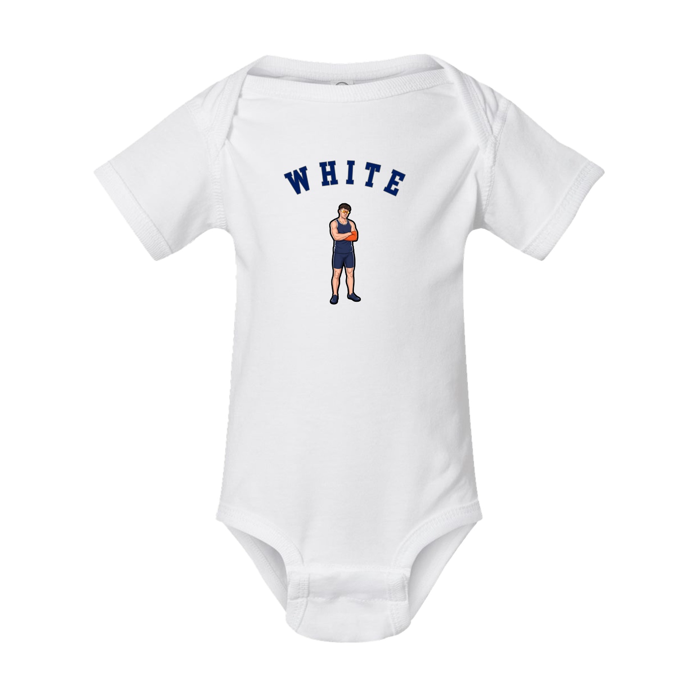 Baby Onesie — Shirsey Arch in White