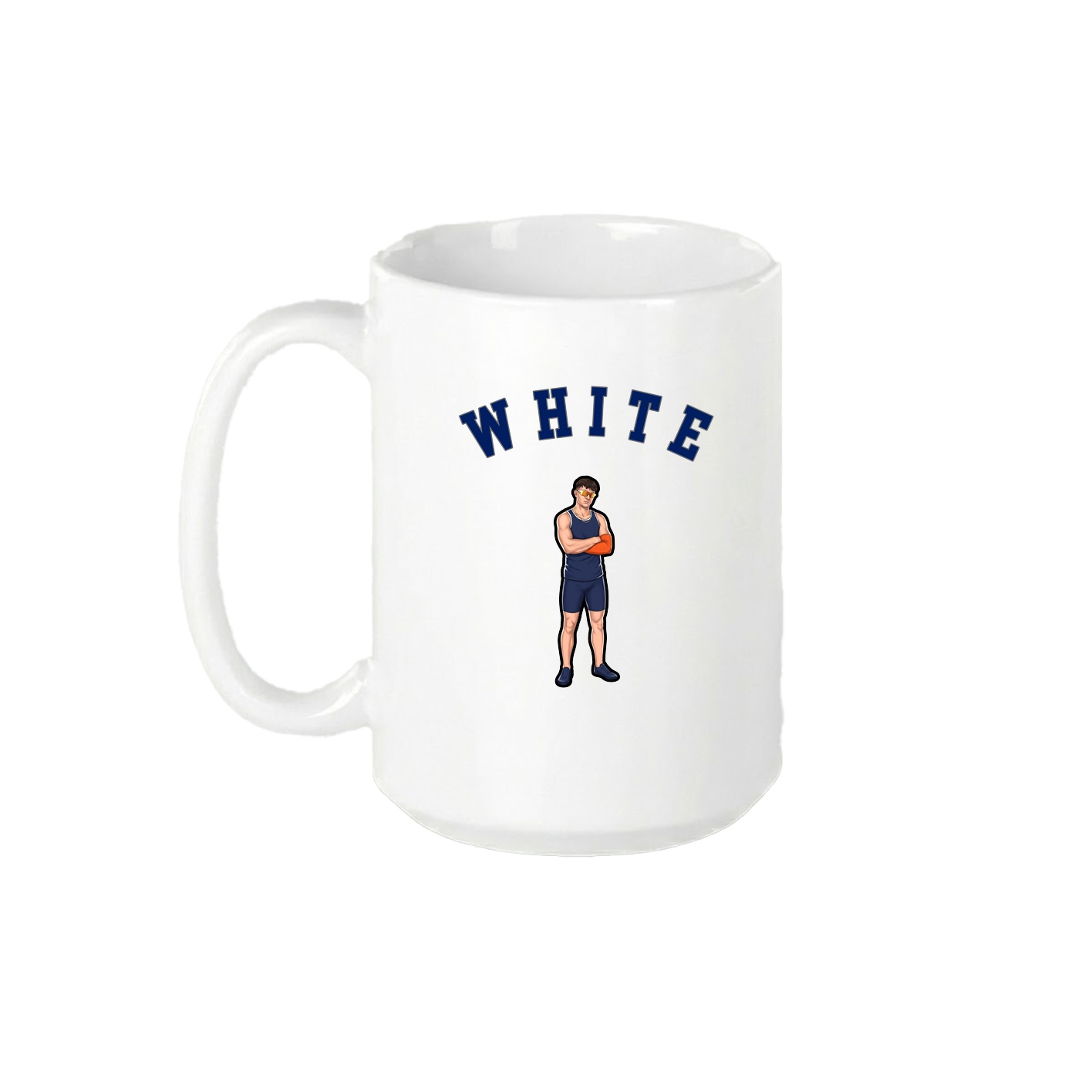 15oz Coffee Mug — Shirsey Arch in White