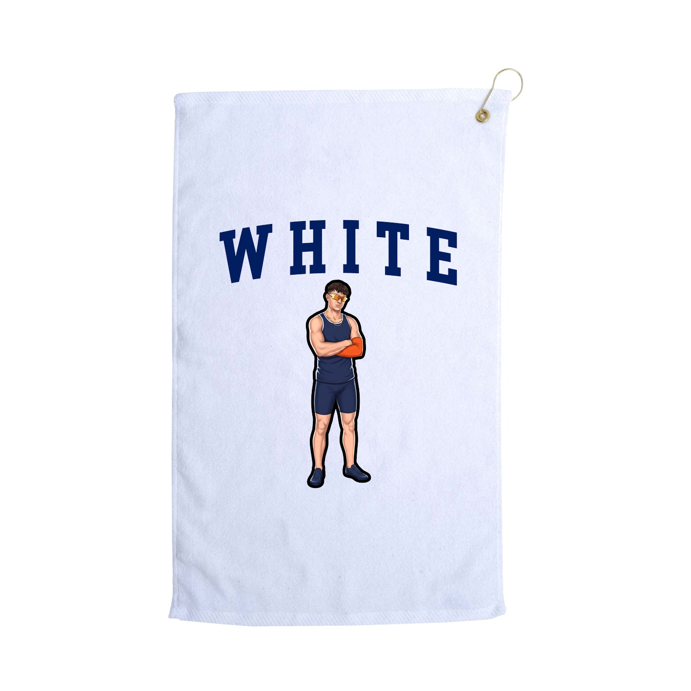 Golf Towel — Shirsey in White