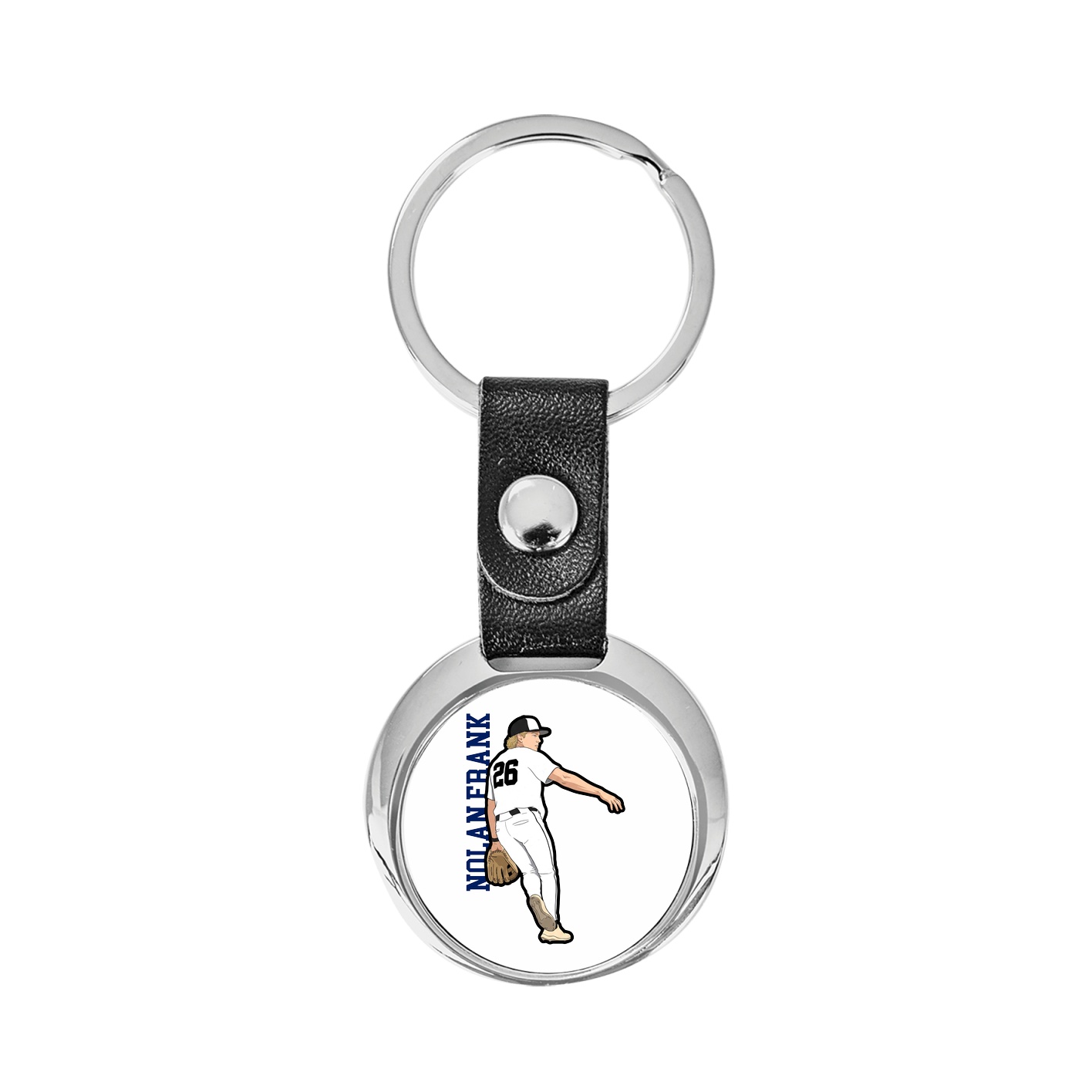 Key Chain — Name Vertical in Classic