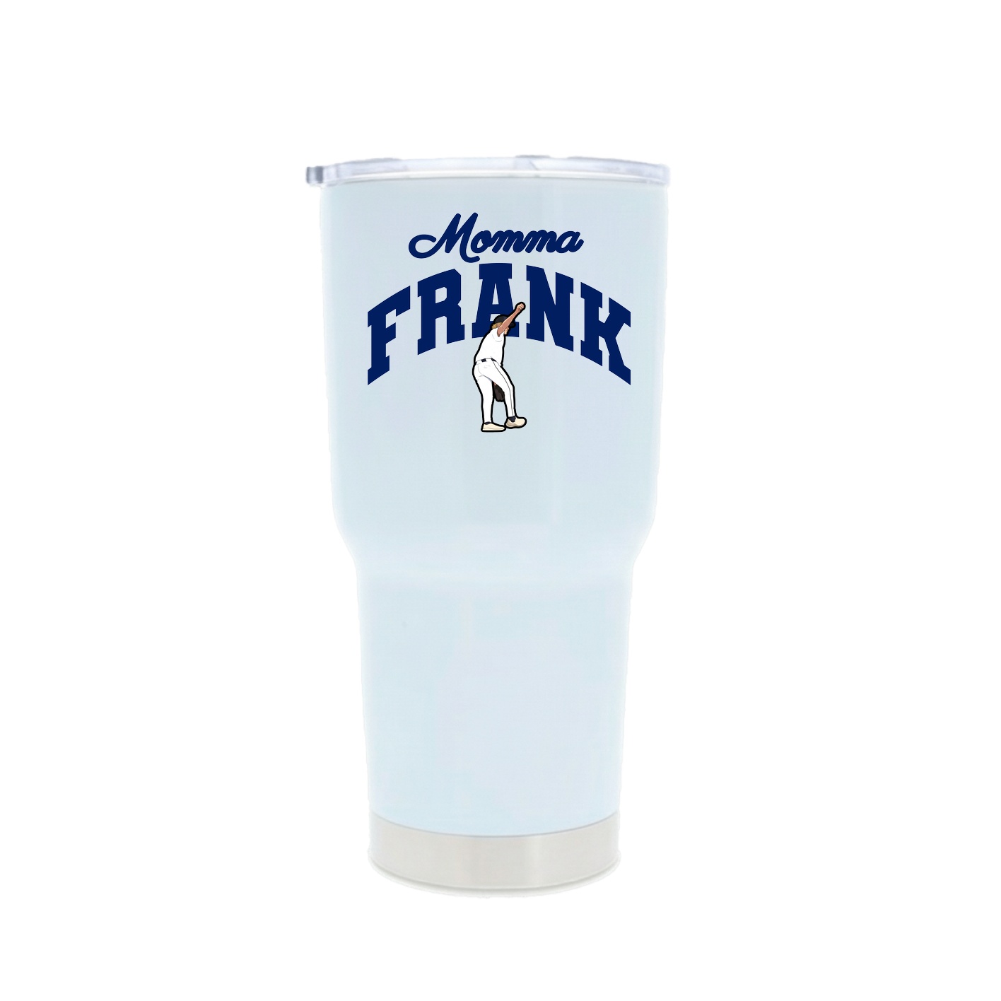 30oz Stainless Steel Tumbler — Mothers Day Arch in White