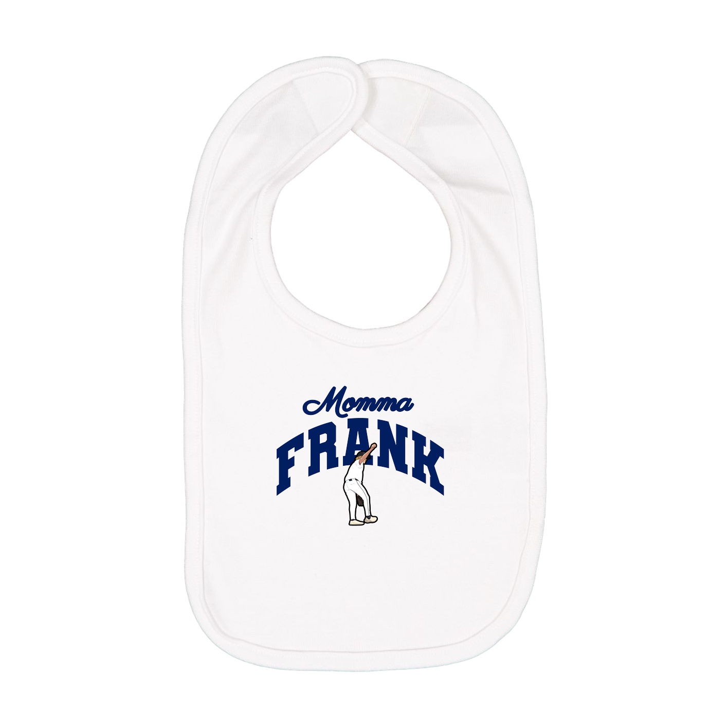 Infant Bib — Mothers Day Arch in White