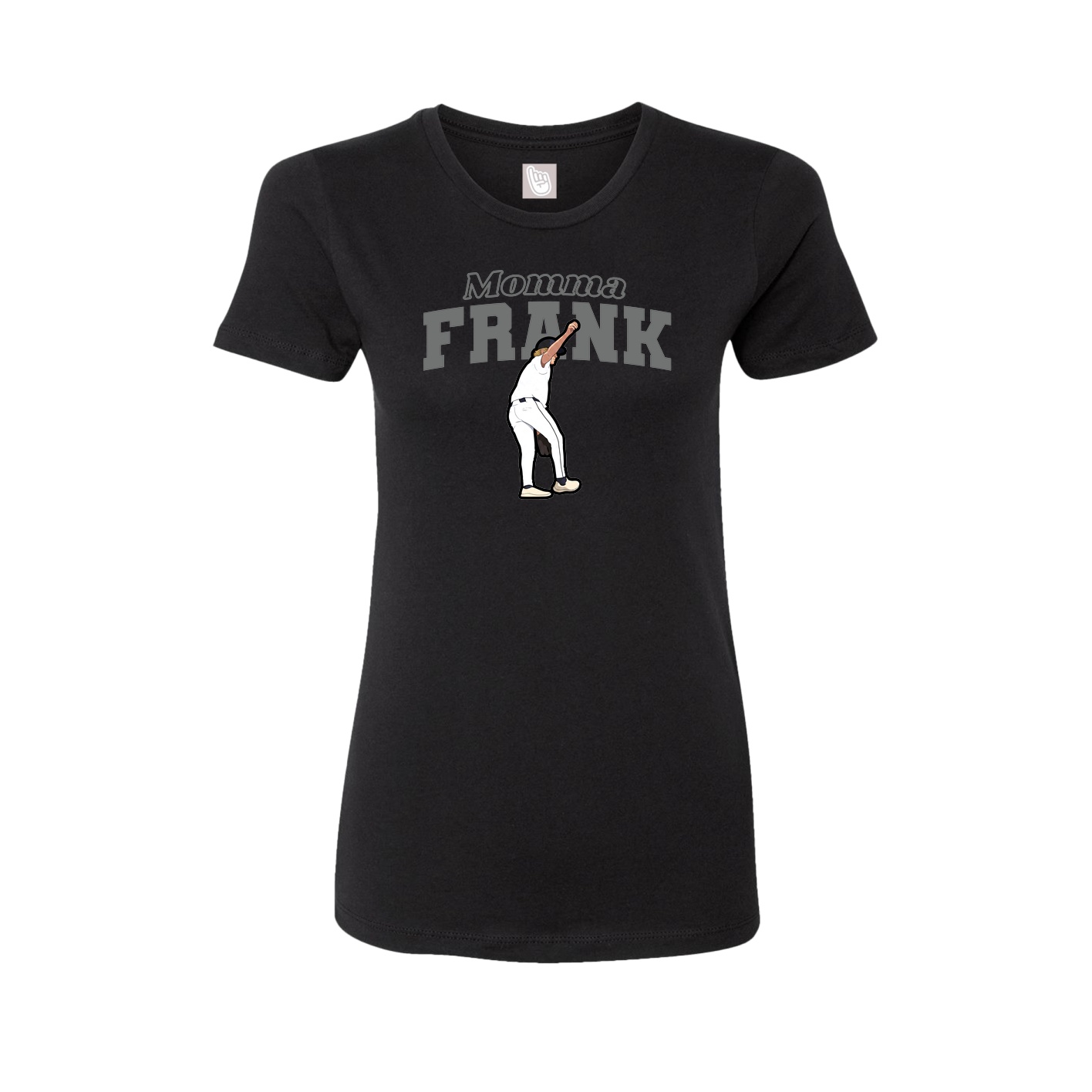 Womens Tee — Mothers Day Block in Black