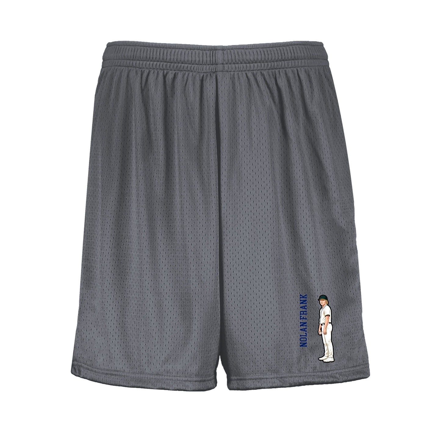 Shorts — Name Vertical in Grey