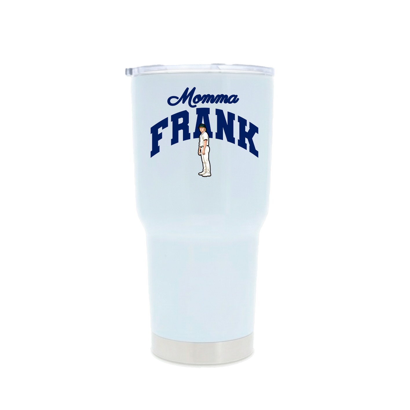 30oz Stainless Steel Tumbler — Mothers Day Arch in White