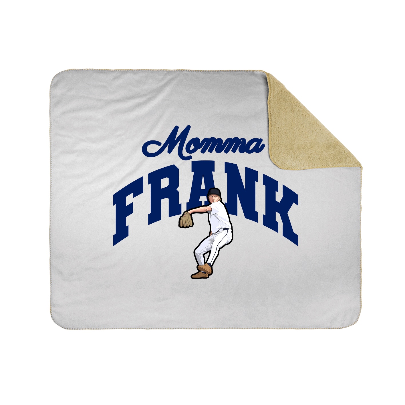 Throw Blanket — Mothers Day Arch in White