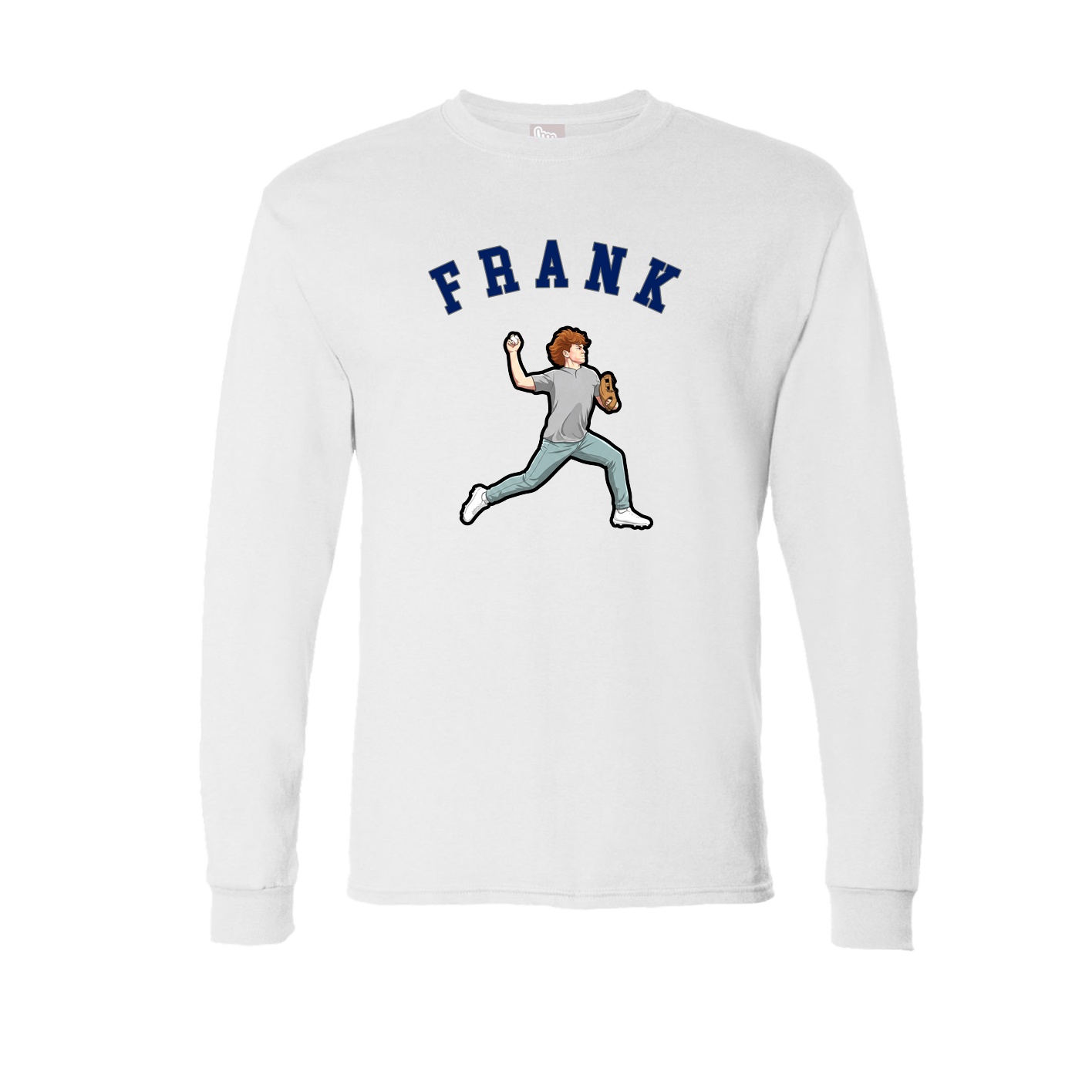Long Sleeve Tee — Shirsey Arch in White