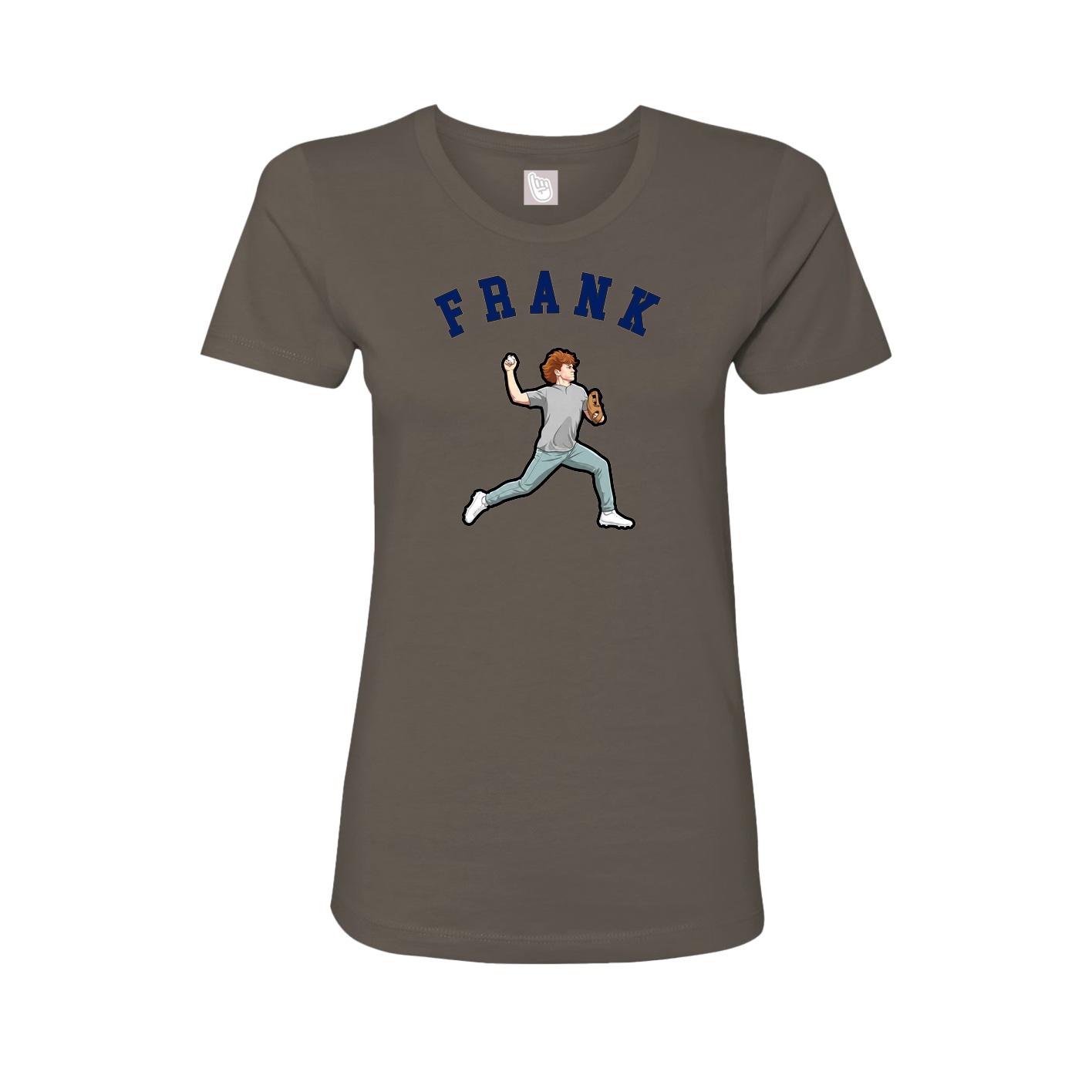Fitted Women's Tee — Shirsey Arch in Grey