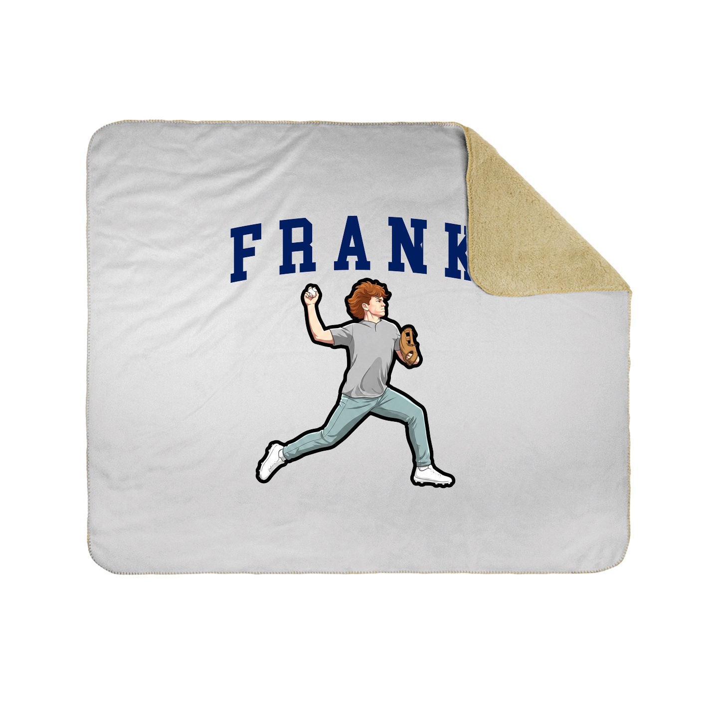Throw Blanket — Shirsey in White