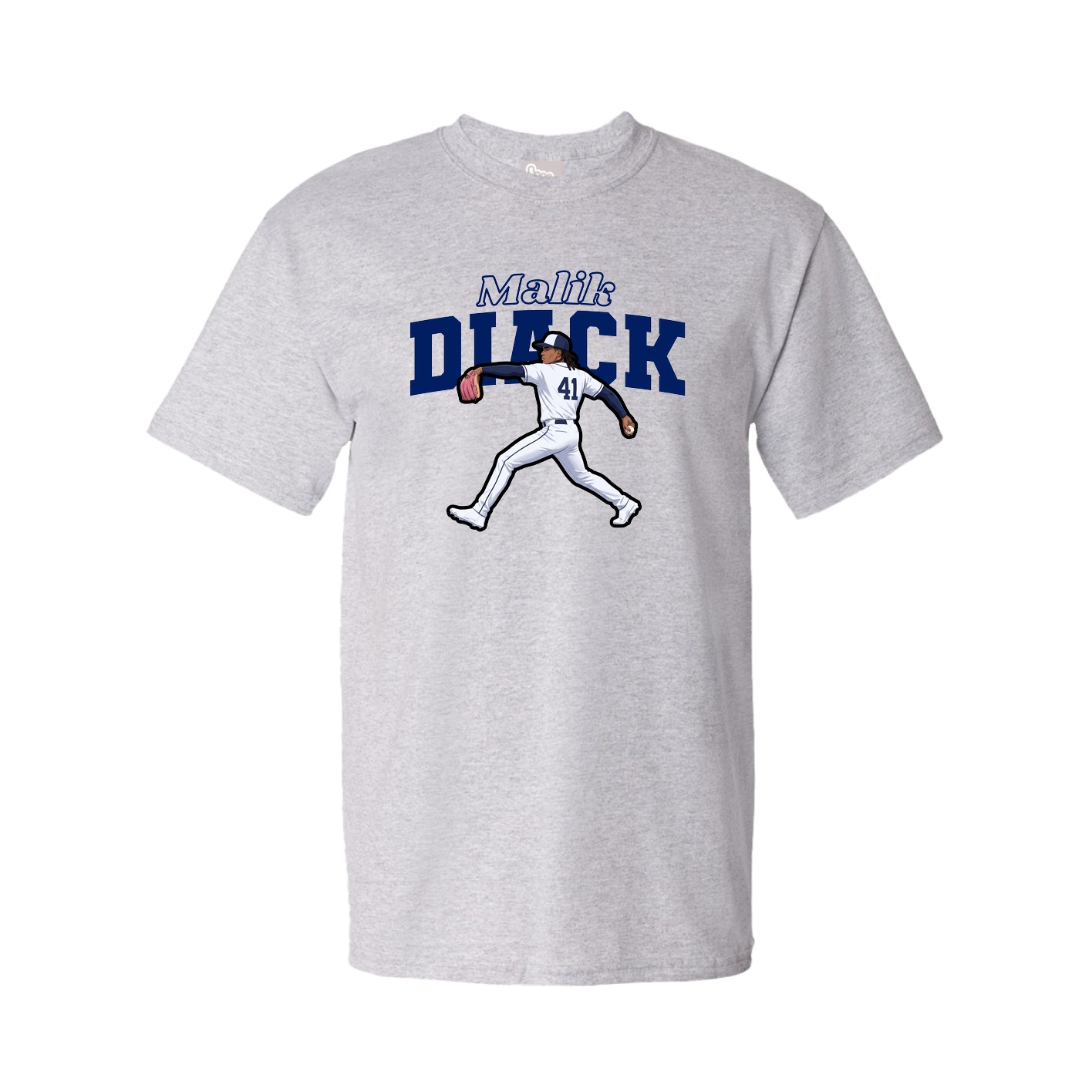 Youth Tee — Name Arch in Grey