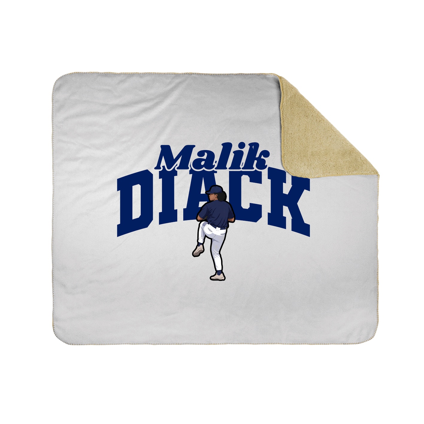 Throw Blanket — Signature Arch in White